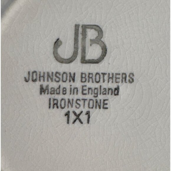 Johnson Bros Athena White Ribbed Bread & Butter Plates Set Of 7 Made In England - Picture 9 of 11